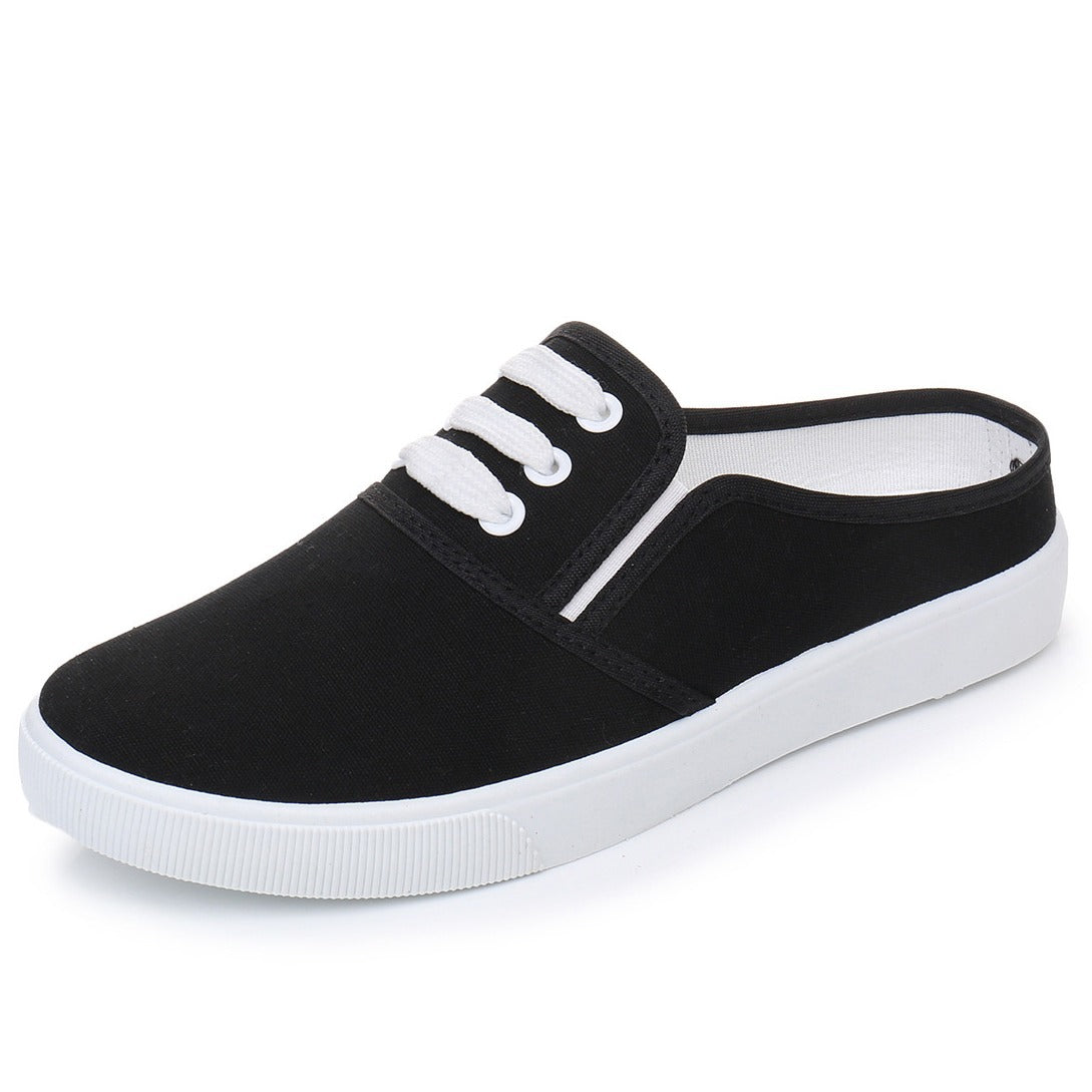Slip-on Canvas Flat Damenschuhe