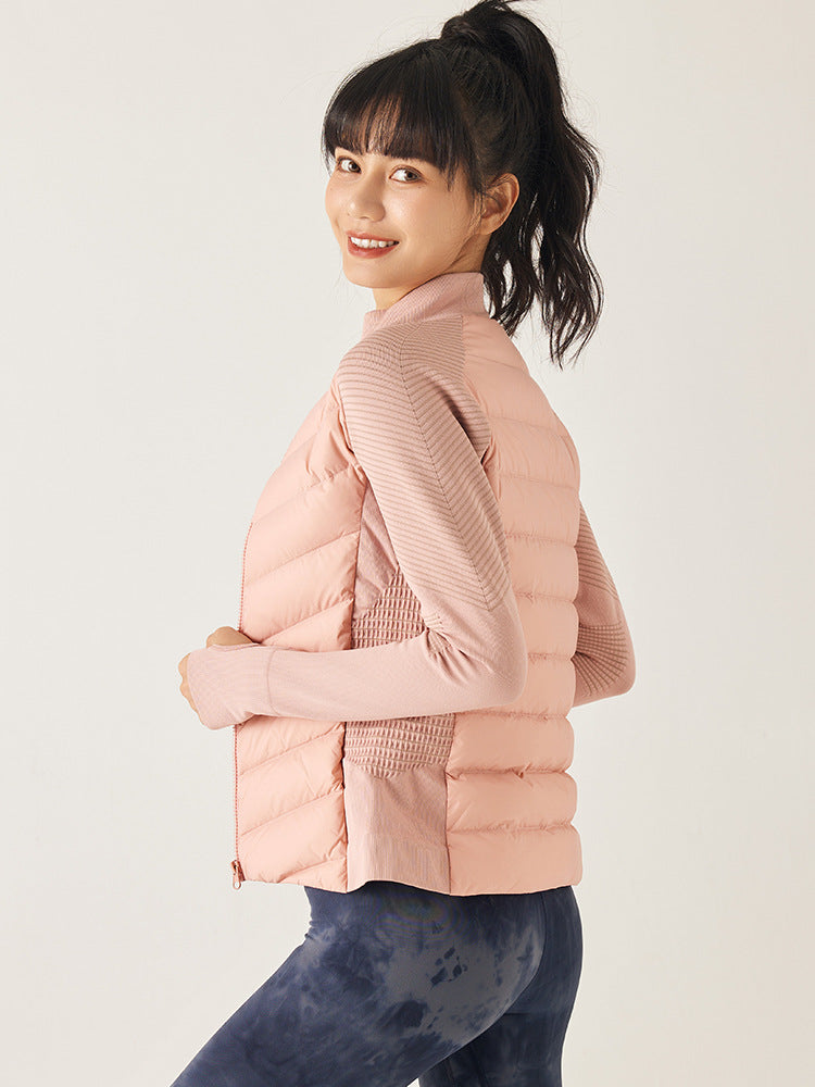 Yoga-Sport-Daunenjacke für Damen