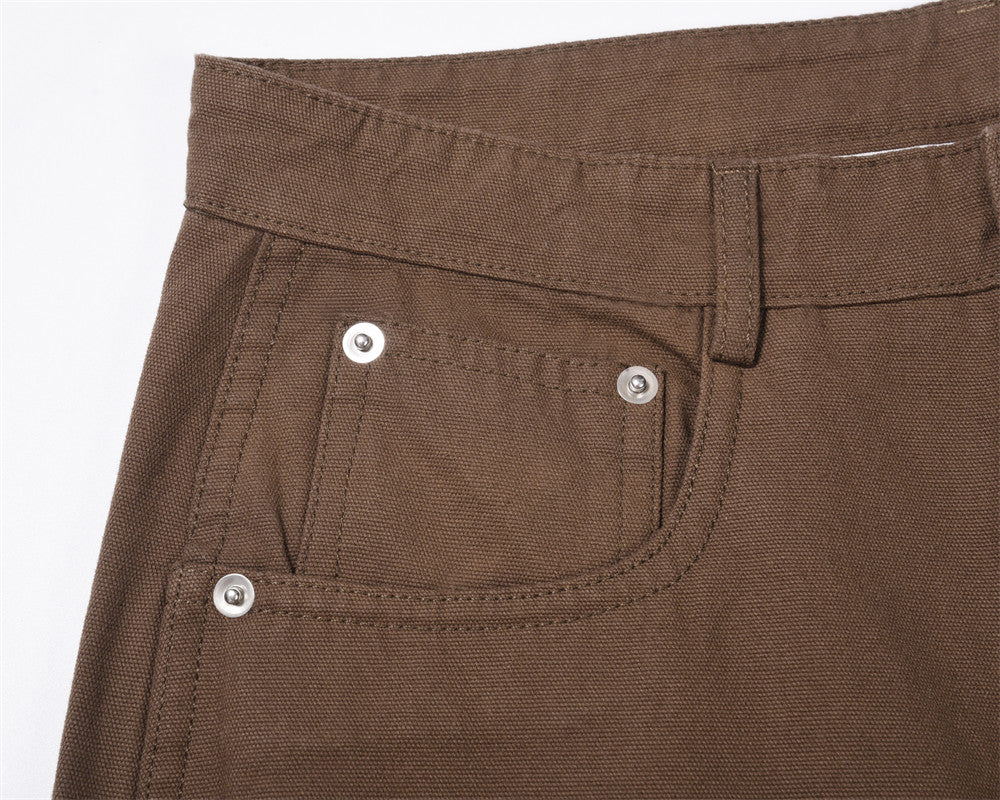 Modische Freizeithose mit Reißverschluss und Schlitz für Herren