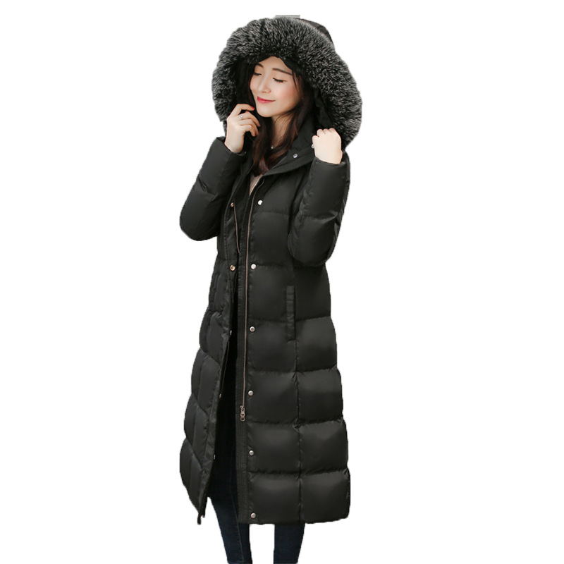 Lange Daunenjacke Damen