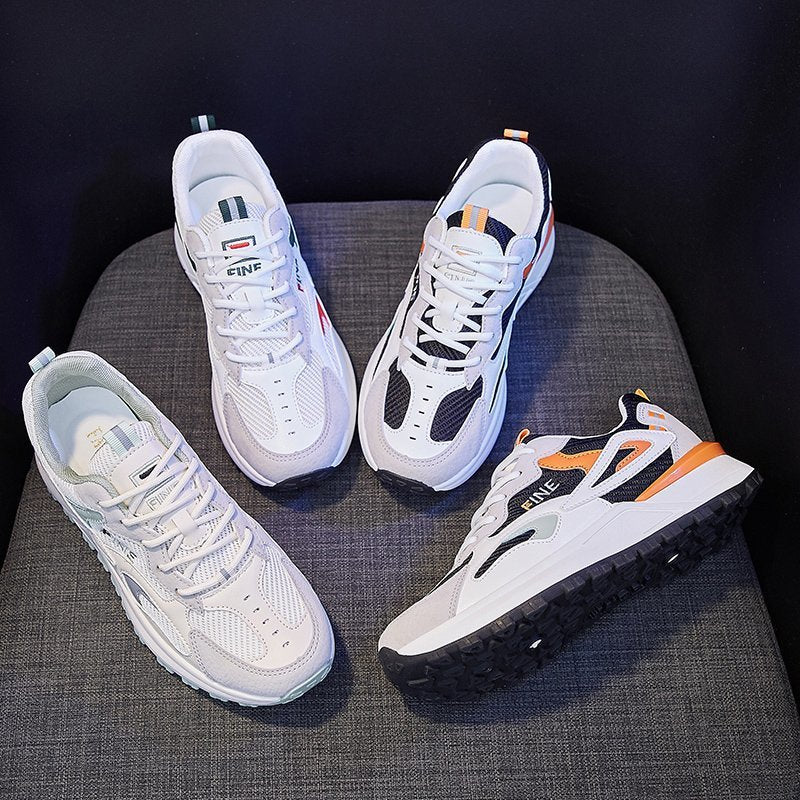 Forrest Gump Damenschuhe, koreanische Version der All-Match Daddy atmungsaktiven Mesh-Schuhe für Damen