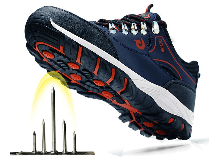 Guisalao-Schuhe für Herren mit Kellenkopf: bruchfest, durchstoßfest, geruchsdicht, tragbar, abriebfest und sicher – die idealen Schuhe für Baustellen.