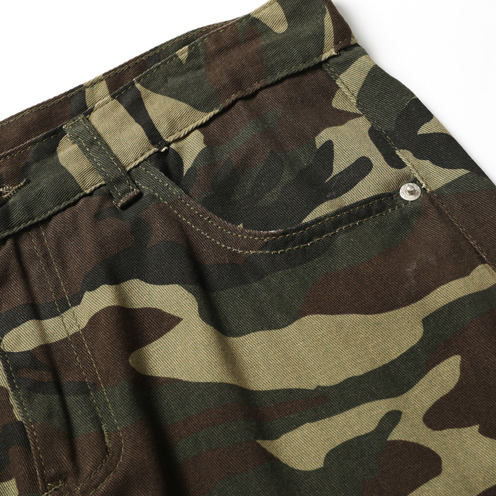Modische Camouflage-Freizeithose für Herren