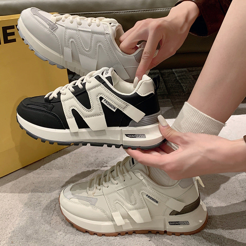 Niche Retro Leichtgewichtige Deutsche Trainingsschuhe Dad Shoes Damen