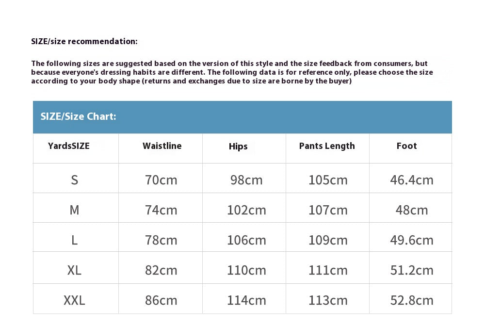 Punk-Hose für Herren mit geradem Bein