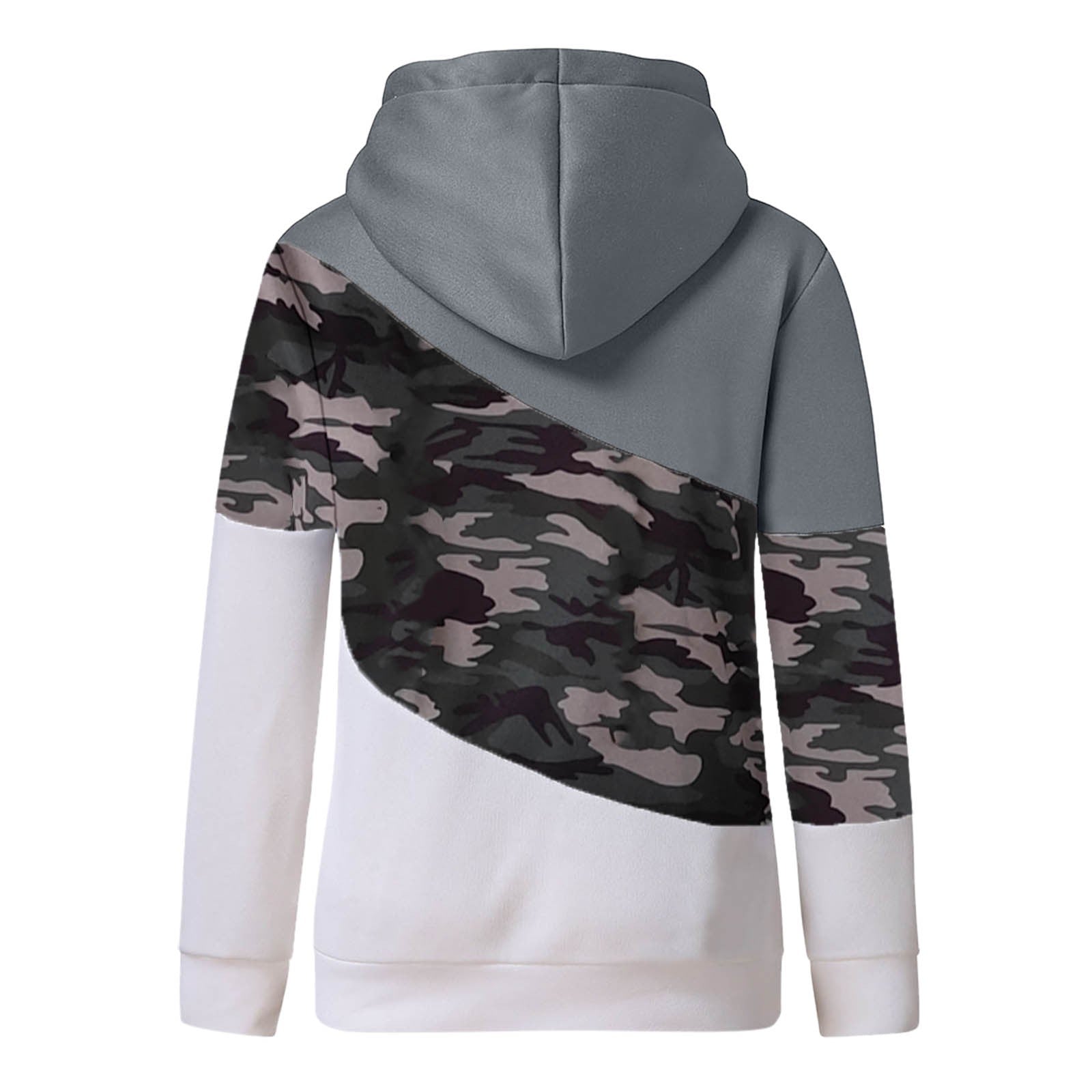 Damen-Hoodie mit Camouflage-Muster