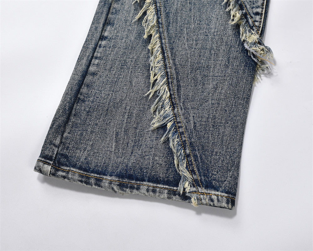 Punk-Hose für Herren mit geradem Bein