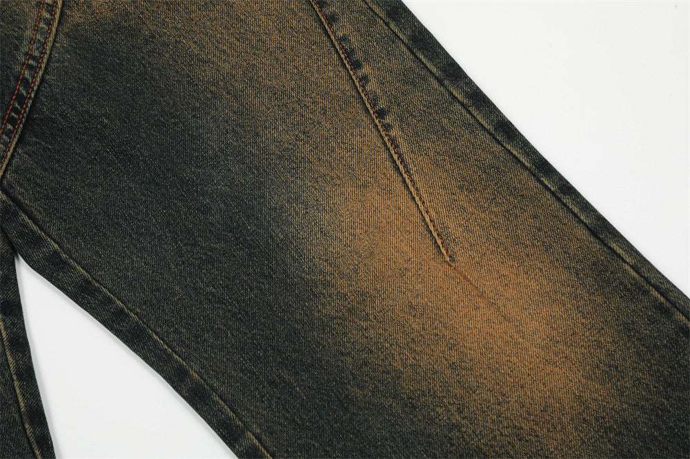 Modische Horn-Denim-Hosen für Herren