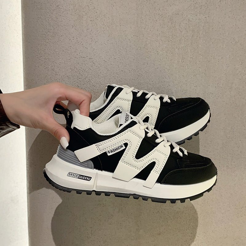 Niche Retro Leichtgewichtige Deutsche Trainingsschuhe Dad Shoes Damen