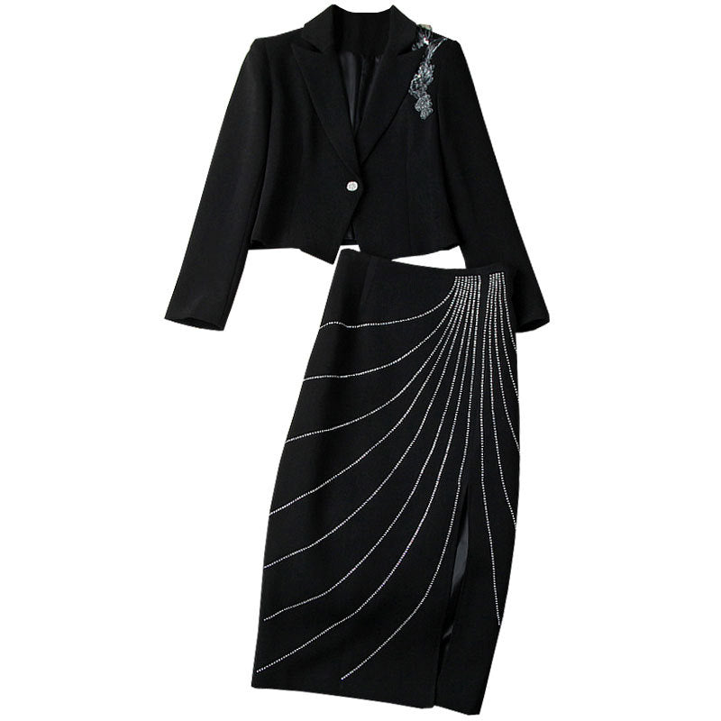 Damen-Büroanzug für Herbst und Winter