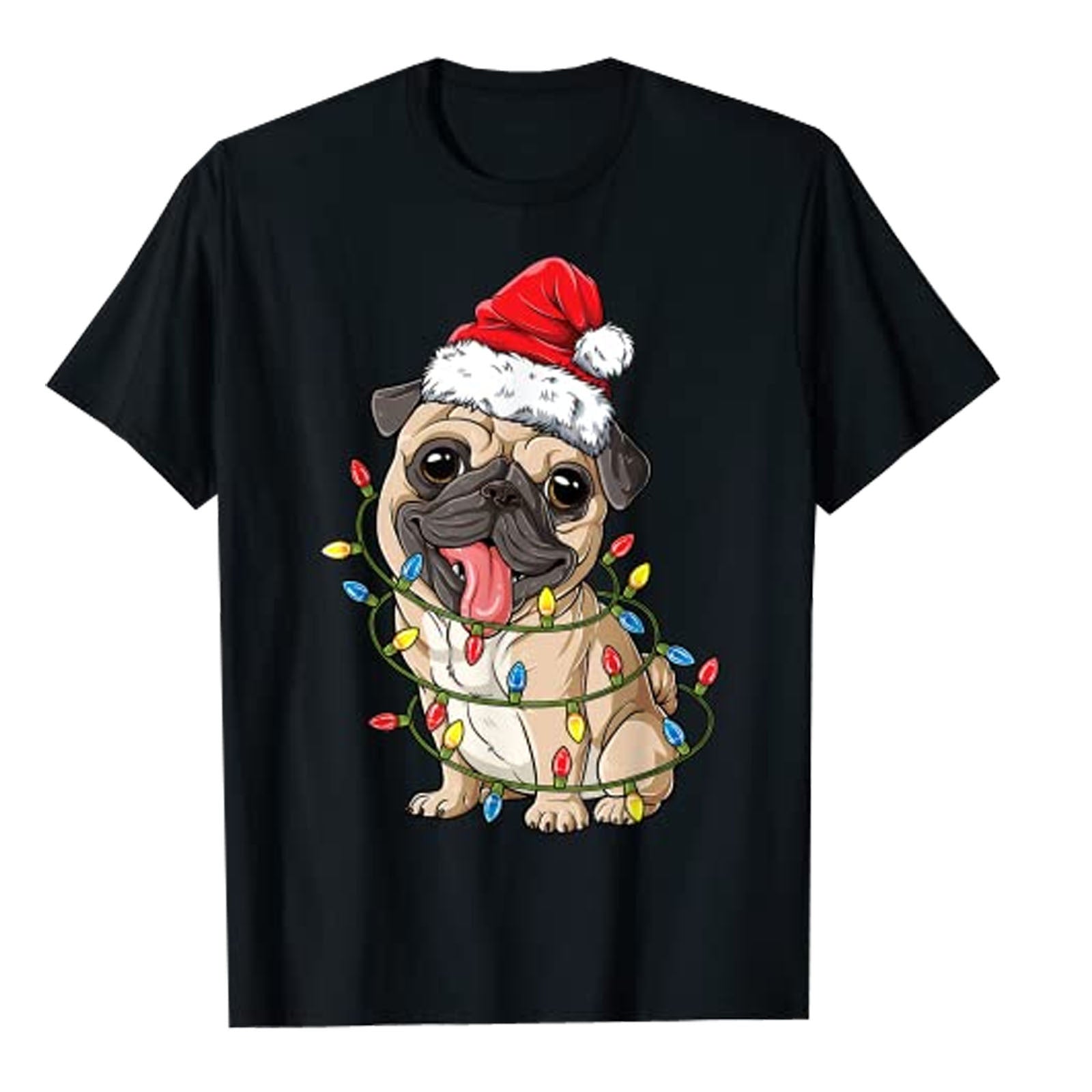 Weihnachtliche bedruckte T-Shirts für Damen und Herren