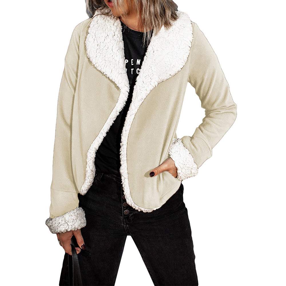 Damenjacke Herbst Wildlederimitat Pull