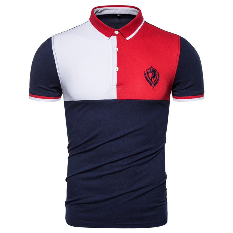 Polohemden für Herren, schmal geschnittene Kurzarm-T-Shirts für Herren