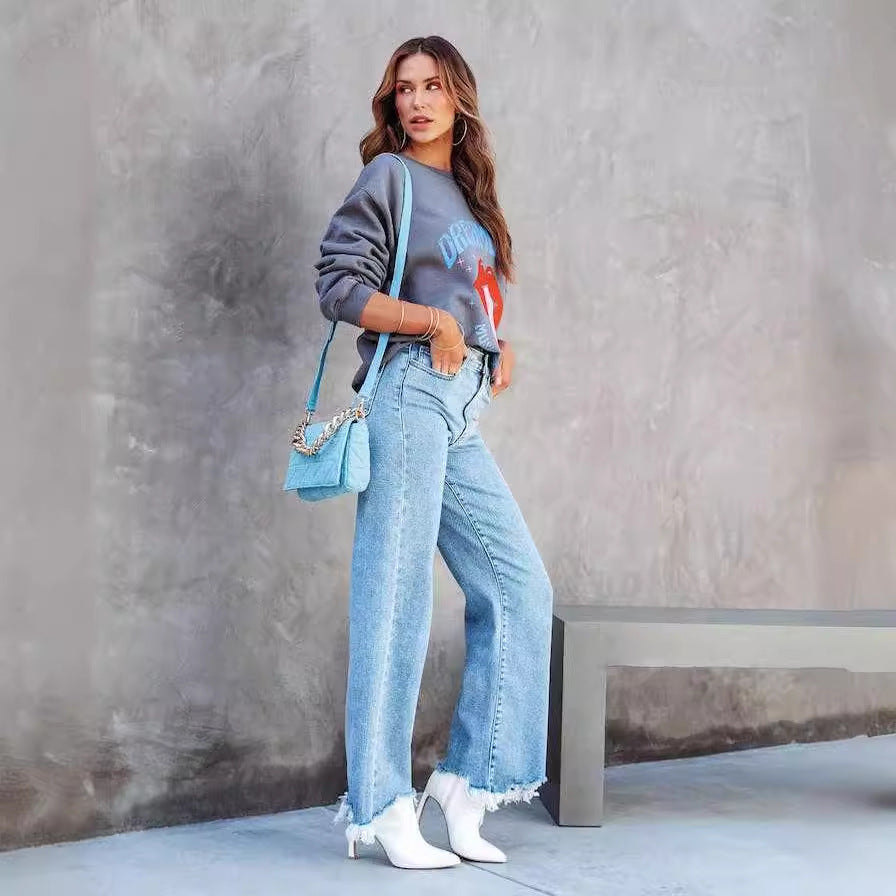 Modische, Quastenhose für Damen