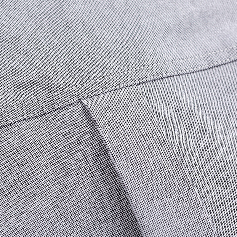 Herrenhemden aus reiner Baumwolle, gewaschenes Oxford-Gewebe