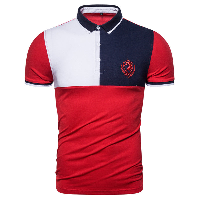 Polohemden für Herren, schmal geschnittene Kurzarm-T-Shirts für Herren