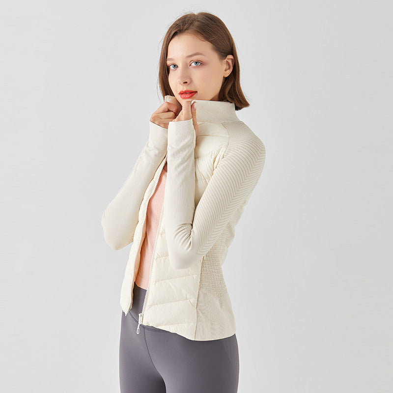 Yoga-Sport-Daunenjacke für Damen