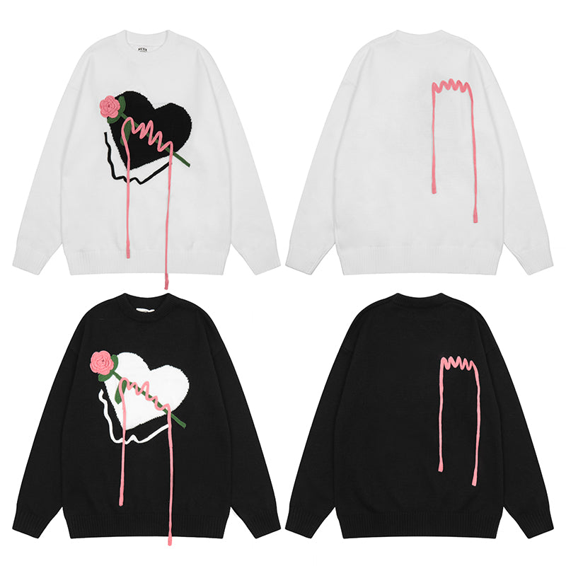 Chaopai American Rose Love Strickwaren für Damen und Herren